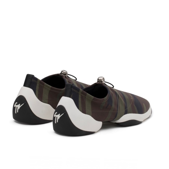 ❌SOLD❌GIUSEPPE ZANOTTI Camo Slip On Sneaker - NEW - Picture 4 of 8